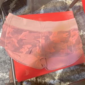 Lululemon Run Speed 2” Pink Camo